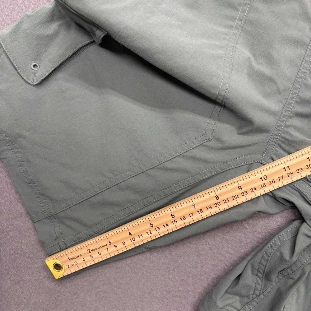Duluth Trading Bib Overalls Womens S Green Heirloom Gardening Cargo Pockets - Picture 6 of 9